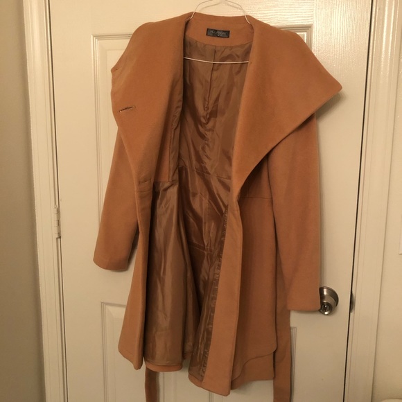 Women’s Winter Wool Wrap Coat Jacket - Picture 8 of 12